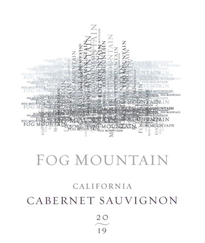 Fog Mountain Cabernet Sauvignon 2019 Front Label