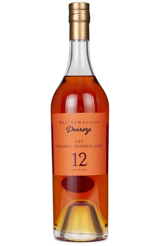 Darroze 12 Year Les Grands Assemblages Armagnac Front Bottle Shot