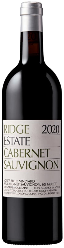 Ridge Estate Cabernet Sauvignon 2020 | Wine.com