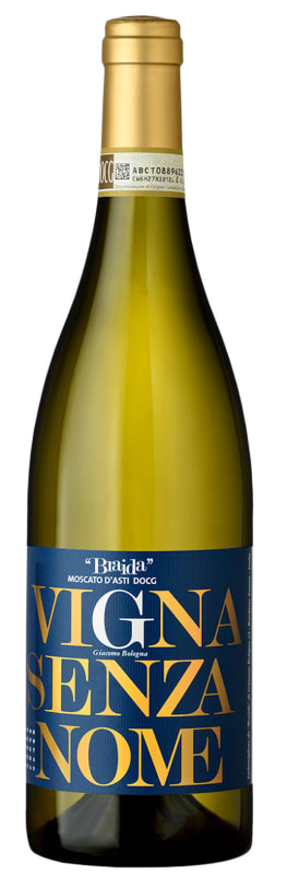 Braida Vigna Senza Nome Moscato d'Asti 2025 Front Bottle Shot