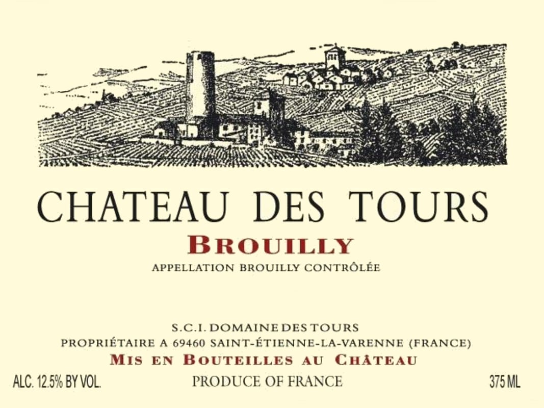 Chateau des Tours - Famille Richard Brouilly 2015 Front Label