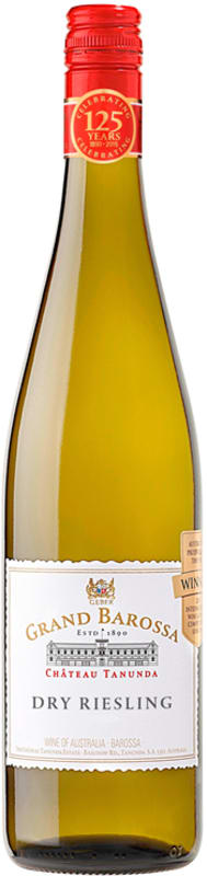 Chateau Tanunda Grand Barossa Riesling 2021 Front Bottle Shot