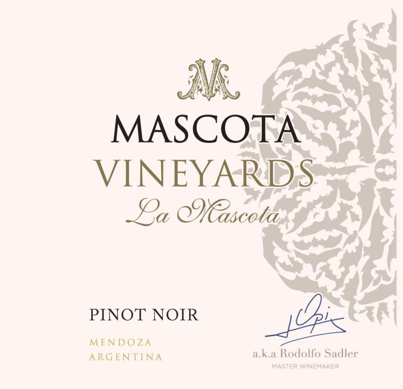 Mascota Vineyards La Mascota Pinot Noir 2016 Front Label