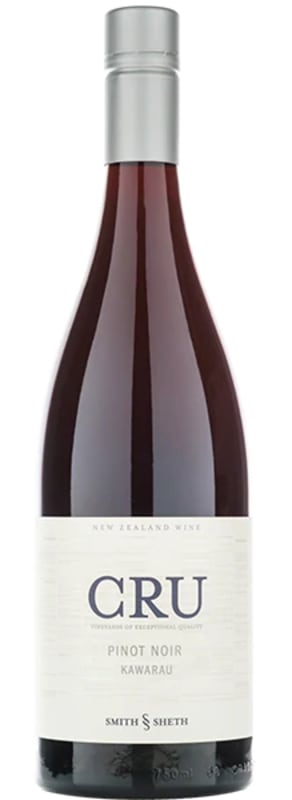Smith and Sheth CRU Kawarau Pinot Noir 2019 Front Bottle Shot