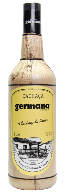 Germana Palha Cachaca (1 Liter) Front Bottle Shot