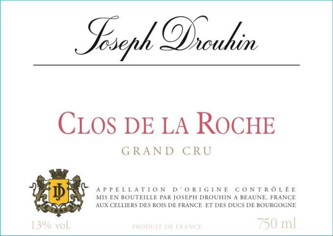 Joseph Drouhin Clos de la Roche Grand Cru 2003 Front Label