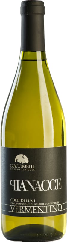 Giacomelli Vermentino Colli di Luni Pianacce 2017 Front Bottle Shot