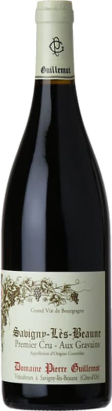 Domaine Pierre Guillemot Savigny-les-Beaune Aux Gravains Premier Cru 2023 Front Bottle Shot