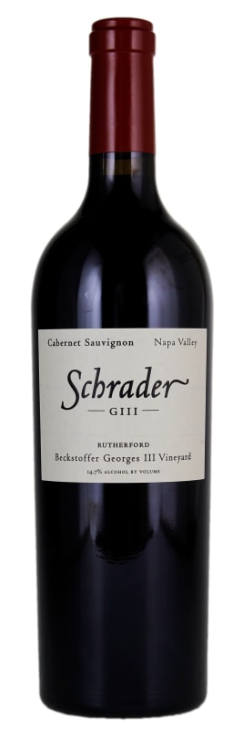 Schrader Beckstoffer Georges III Vineyard GIII Cabernet Sauvignon 2017 Front Bottle Shot
