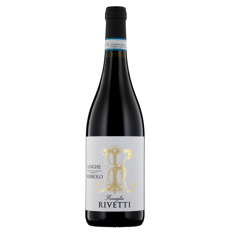 Famiglia Rivetti Langhe Nebbiolo 2021 Front Bottle Shot