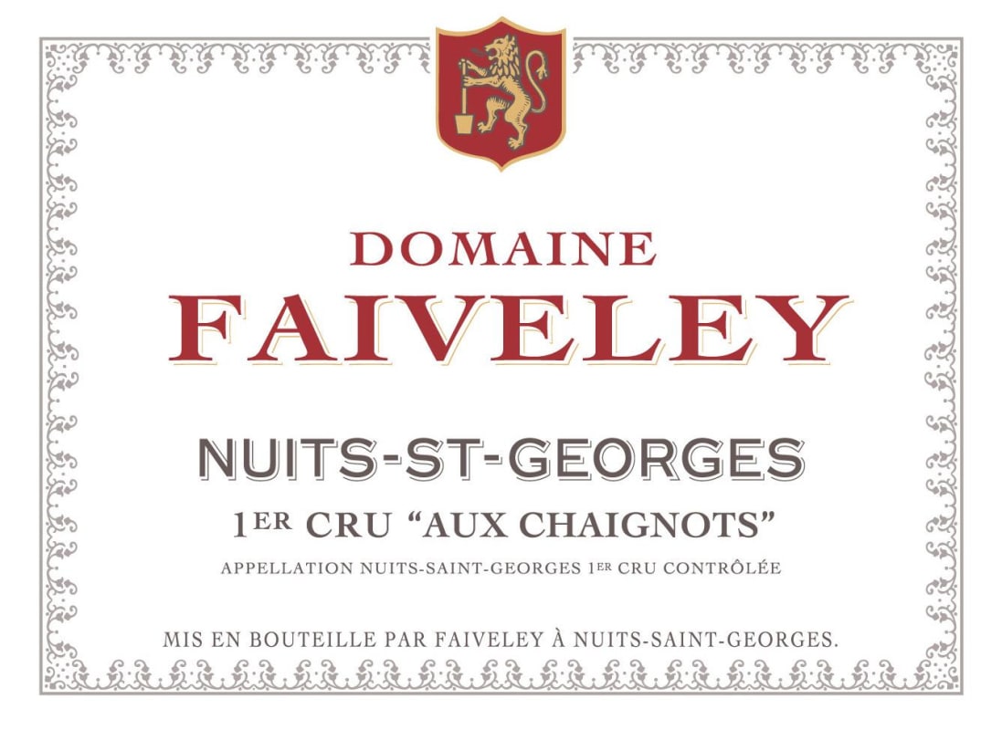 Faiveley Nuits-Saint-Georges Aux Chaignots Premier Cru 1999 Front Label