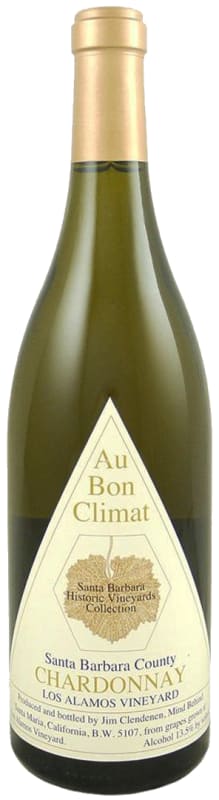 Au Bon Climat Los Alamos Chardonnay 2022 Front Bottle Shot