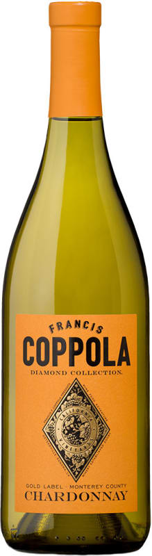 Francis Ford Coppola Diamond Collection Monterey Chardonnay 2017 Front Bottle Shot