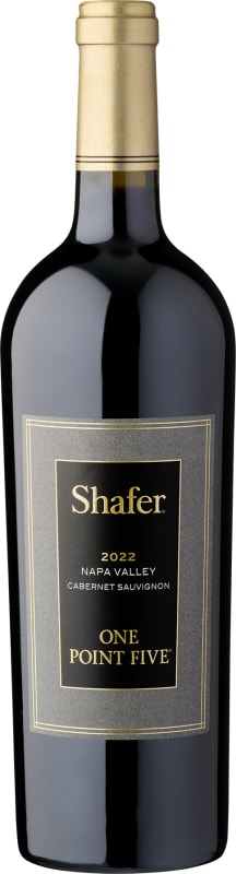 Shafer One Point Five Cabernet Sauvignon 2022 Front Bottle Shot