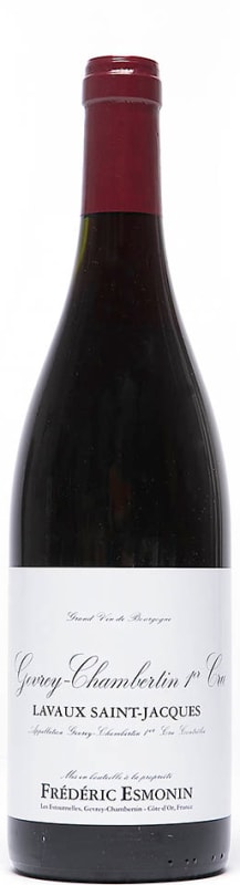 Frederic Esmonin Gevrey-Chambertin Lavaux Saint-Jacques Premier Cru 2010 Front Bottle Shot