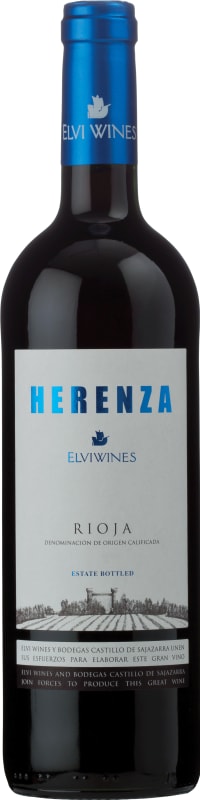 Elvi Wines Herenza Rioja (OU Kosher) 2018 Front Bottle Shot