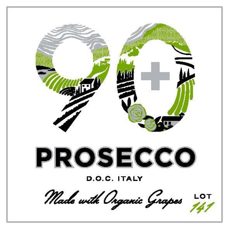 Ninety Plus Cellars Lot 141 Prosecco Front Label