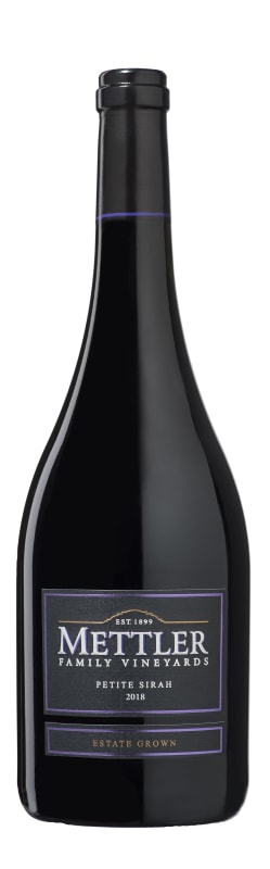 Mettler Family Vineyards Petite Sirah 2018 Front Bottle Shot