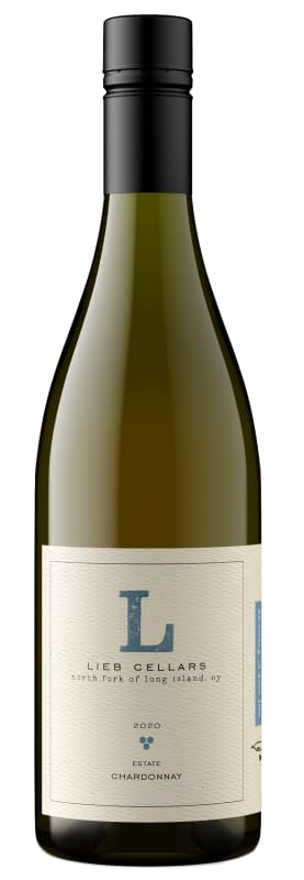 Lieb Cellars Chardonnay 2020 Front Bottle Shot
