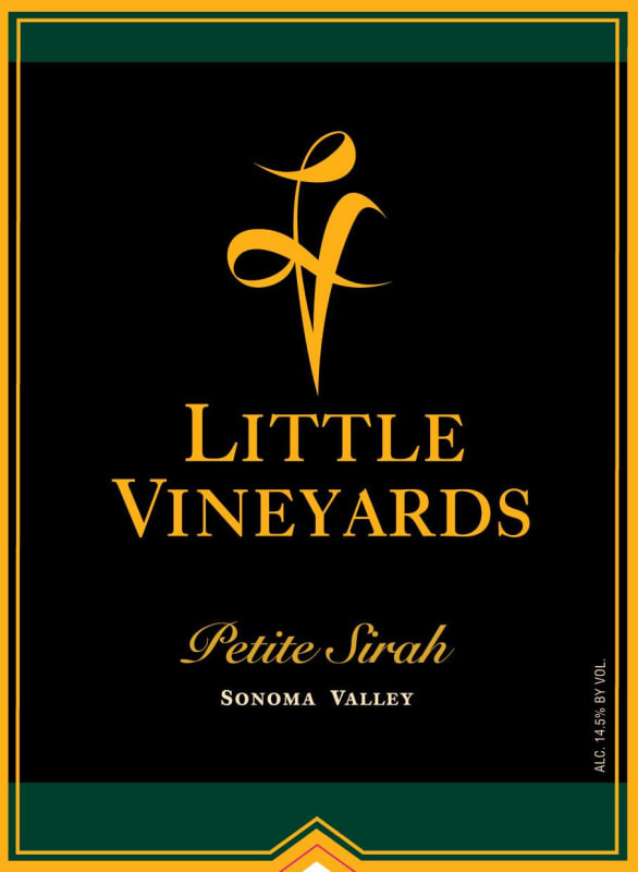 Little Vineyards Family Winery Little Vineyards Petite Sirah 2010 Front Label