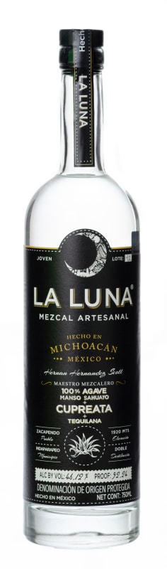 La Luna Cupreata Mezcal Front Bottle Shot