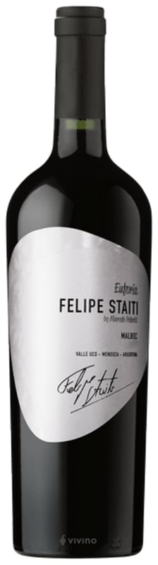 Felipe Staiti Euforia Malbec 2014 Front Bottle Shot