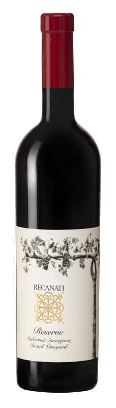Recanati David Vineyard Reserve Cabernet Sauvignon (OU Kosher) 2023 Front Bottle Shot