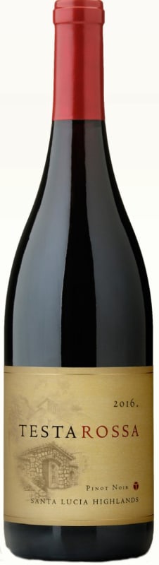 Testarossa Santa Lucia Highlands Pinot Noir 2016 Front Bottle Shot