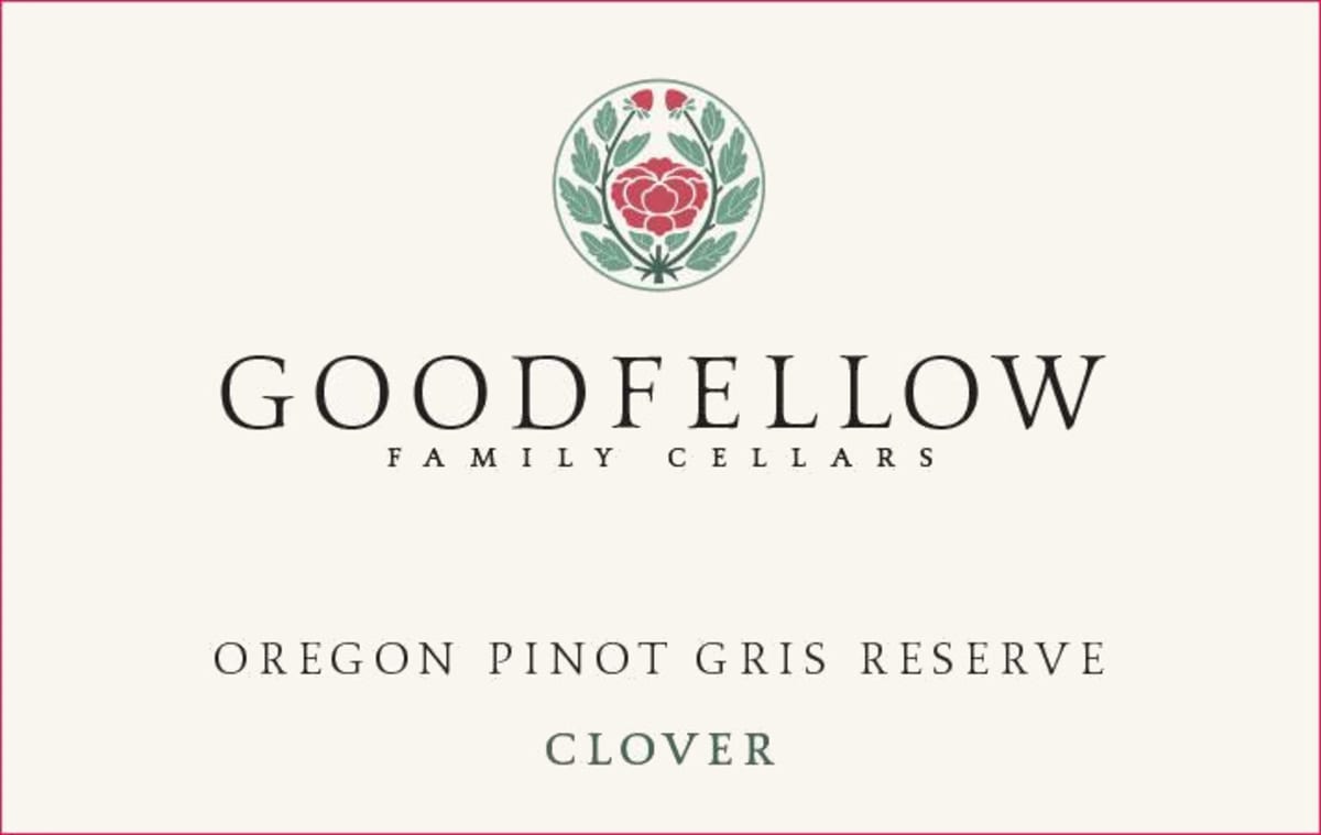 Matello Goodfellow Clover Reserve Pinot Gris 2015 Front Label