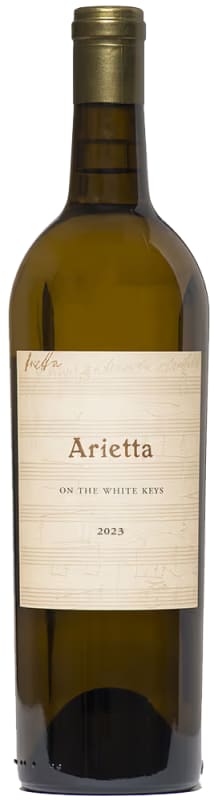 Arietta On The White Keys White Blend 2023 Front Bottle Shot