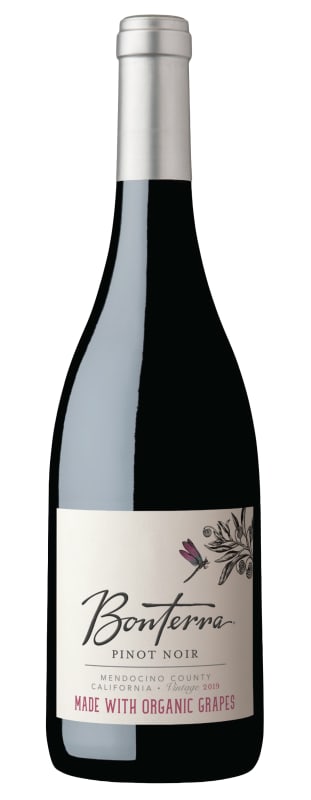 Bonterra Organically Grown Pinot Noir 2019 Front Bottle Shot