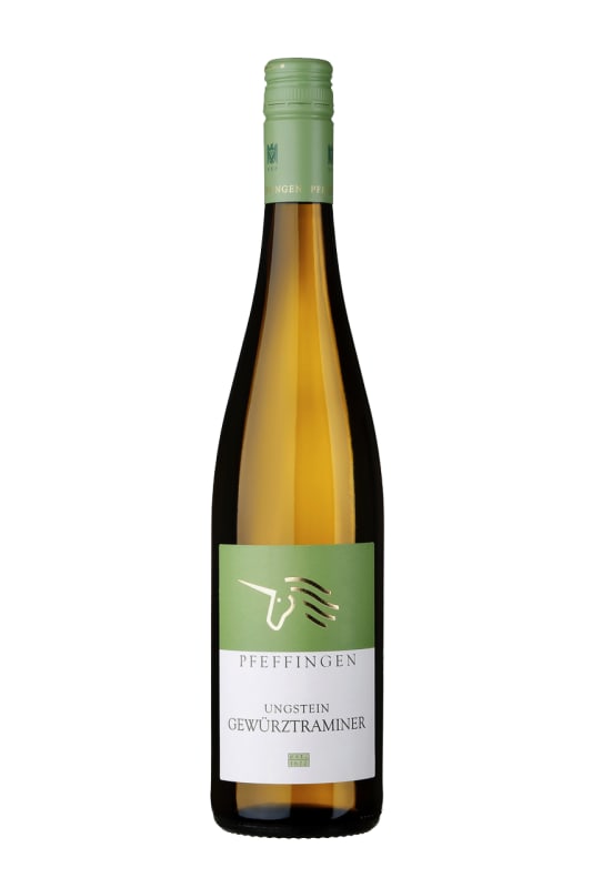 Pfeffingen Ungsteiner Gewurztraminer Dry 2021 Front Bottle Shot