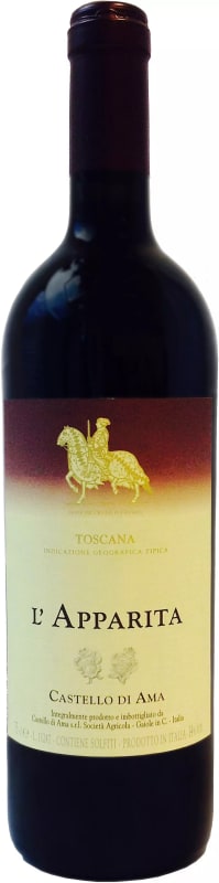Castello di Ama L'Apparita 2014 Front Bottle Shot