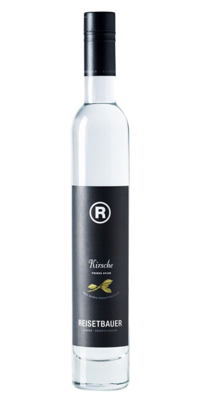 Hans Reisetbauer Cherry Eau de Vie (375ML half-bottle) Front Bottle Shot