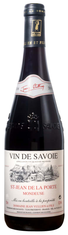 Domaine Jean Vullien St Jean de la Porte Mondeuse 2018 Front Bottle Shot