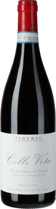 Tiberio Colle Vota Montepulciano d'Abruzzo 2019 Front Bottle Shot