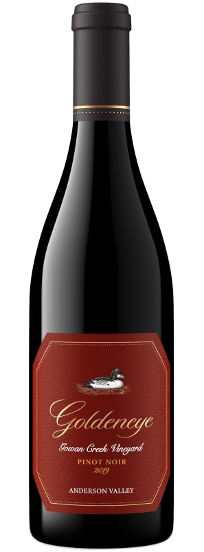 Goldeneye Gowan Creek Vineyard Pinot Noir 2019 Front Bottle Shot
