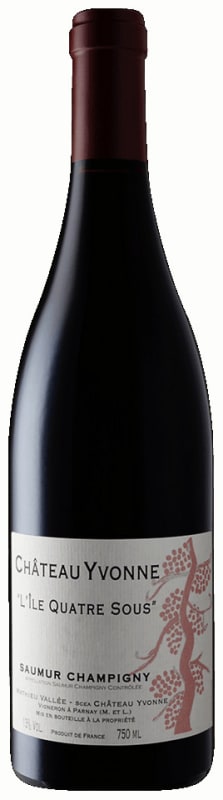 Chateau Yvonne Saumur-Champigny L'Ile Quatre Sous 2021 Front Bottle Shot