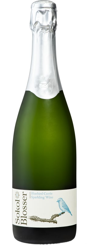 Sokol Blosser Bluebird Cuvee Sparkling 2018 Front Bottle Shot