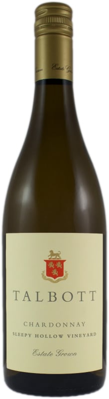 Talbott Sleepy Hollow Chardonnay 2015 Front Bottle Shot