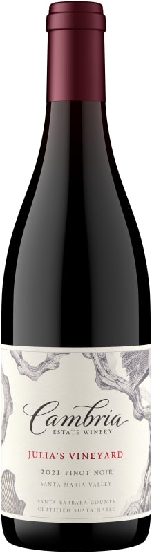 Cambria Julia's Vineyard Pinot Noir 2021 Front Bottle Shot