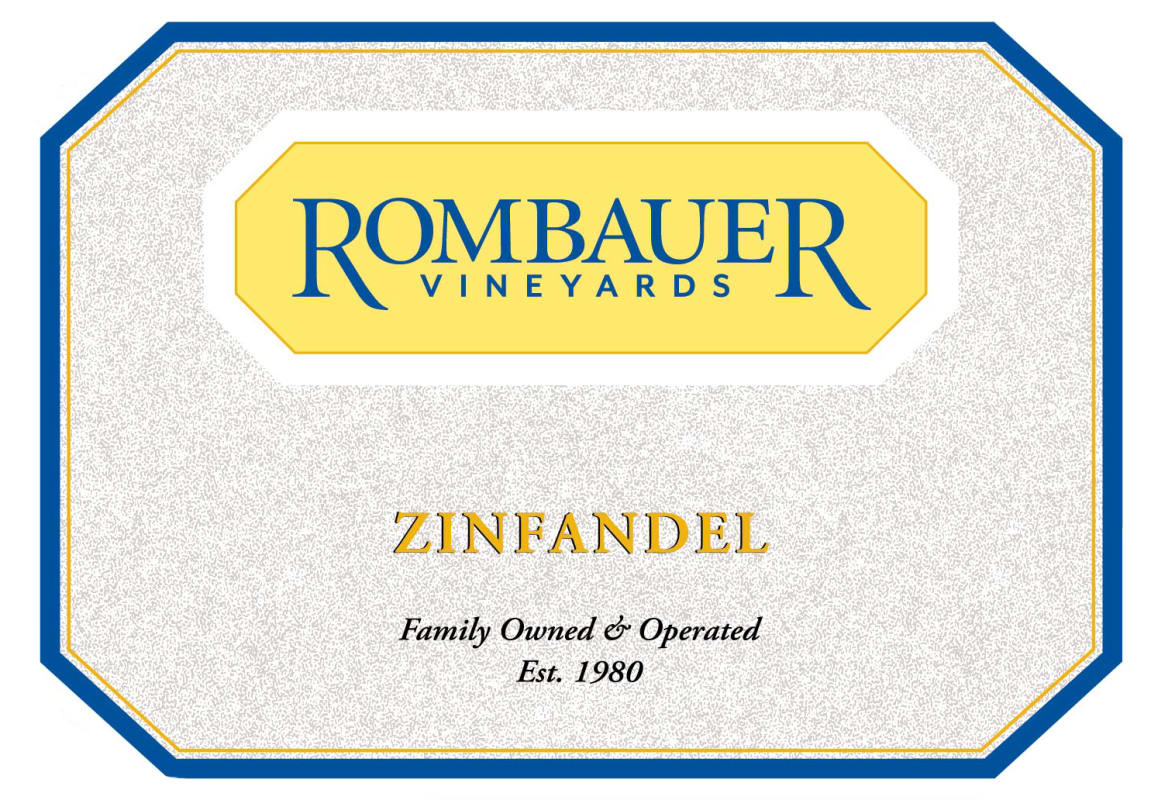 Rombauer California Zinfandel 2015 Front Label