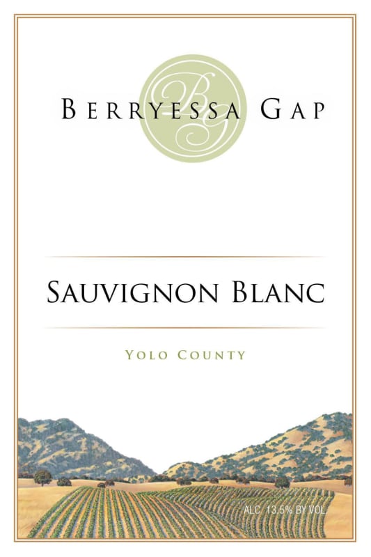 Berryessa Gap Vineyards Sauvignon Blanc 2013 Front Label