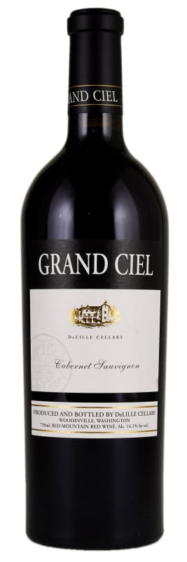 DeLille Grand Ciel Cabernet Sauvignon 2010 Front Bottle Shot