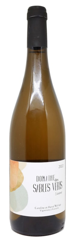 Domaine des Sables Verts Saumur Blanc 2022 Front Bottle Shot