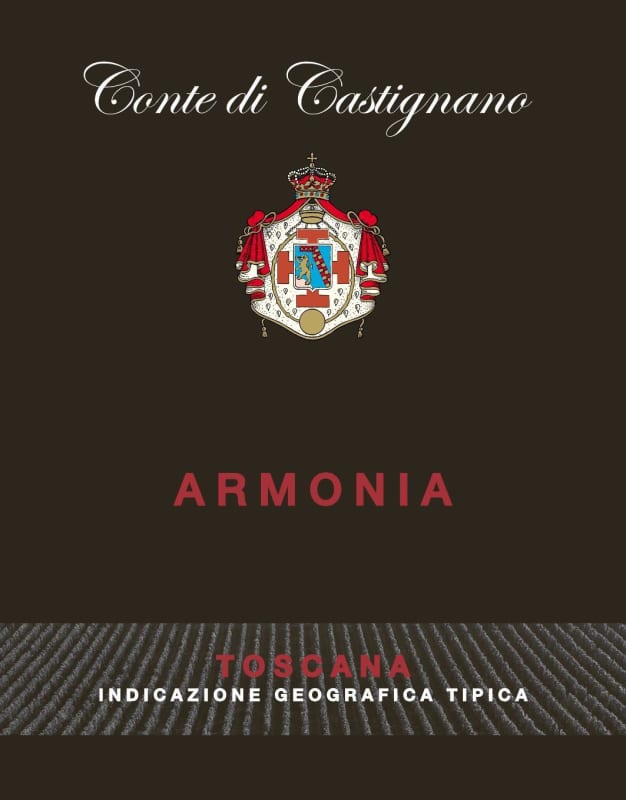 Conte di Castignano Toscana Armonia 2015 Front Label