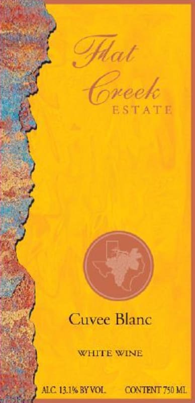 Flat Creek Estate Cuvee Blanc 2014 Front Label