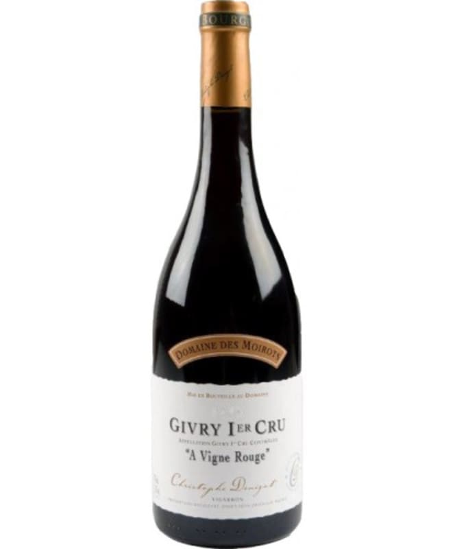 Domaine des Moirots Givry A Vigne Rouge Premier Cru 2019 Front Bottle Shot