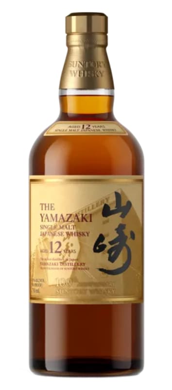 Suntory Yamazaki 12 Year 100th Anniversary Single Malt Japanese Whisky Front Bottle Shot