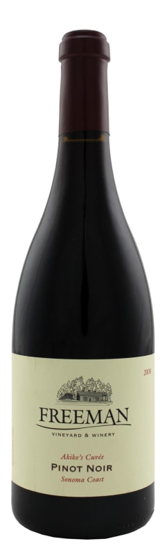 Freeman Akiko's Cuvee Pinot Noir 2008 Front Bottle Shot